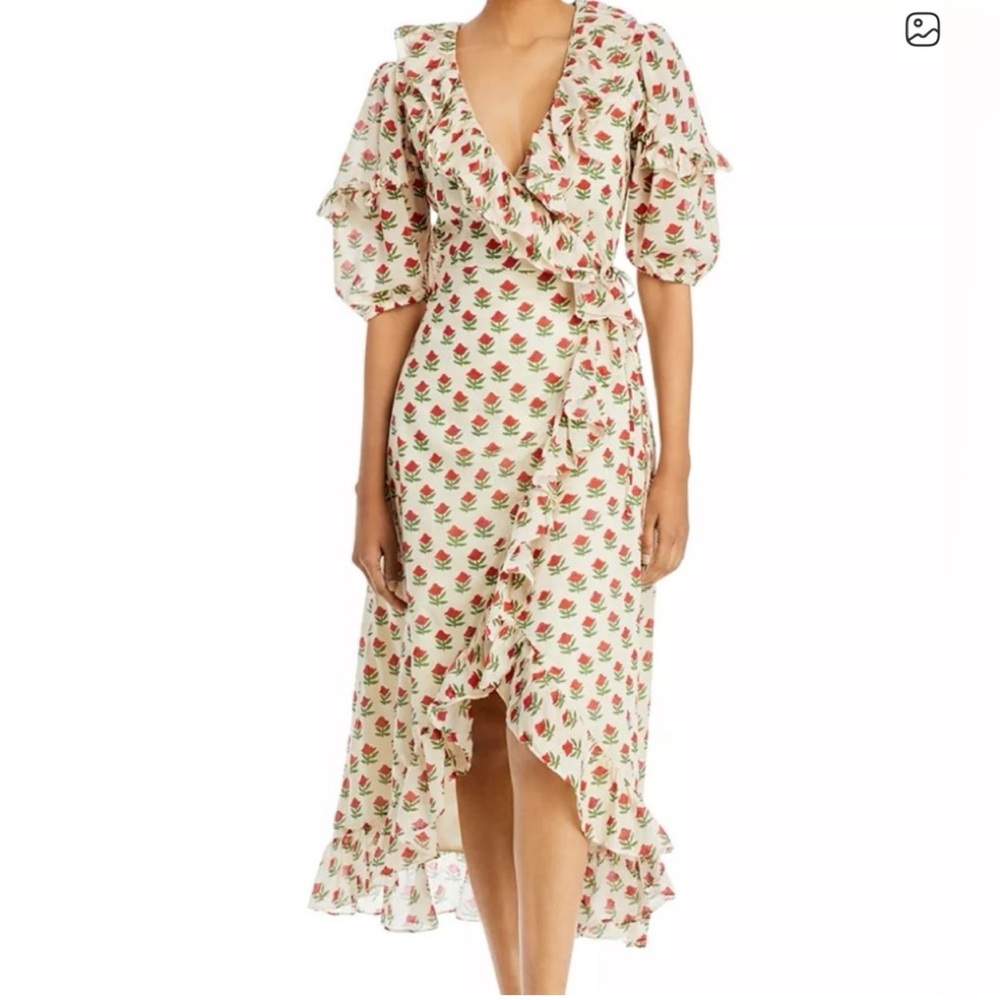 Rhode wrap dress xs